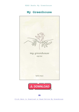 READ Books My Greenhouse