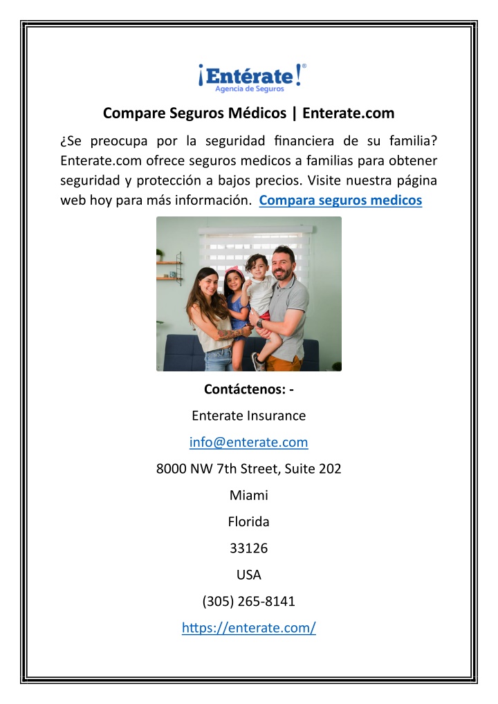 compare seguros m dicos enterate com