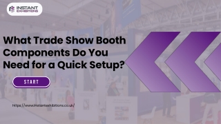 What Trade Show Booth Components Do You Need for a Quick Setup?