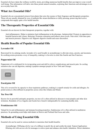 essential oils have taken the wellness world