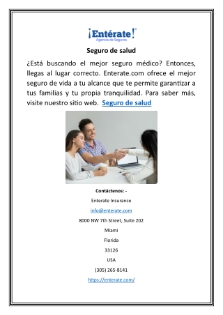 Seguro de salud