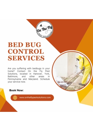 Pest Control Services At On the Fly Pest Solutions in Towson, Maryland, PA