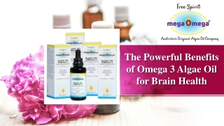 The Powerful Benefits of Omega 3 Algae Oil for Brain Health