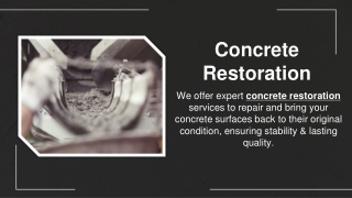 concrete restoration