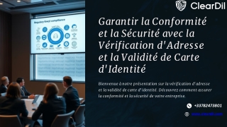 Garantir la Conformite et la Securite avec la Verification dAdresse et la Validite de Carte dIdentit