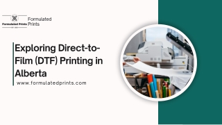 Exploring Direct-to-Film (DTF) Printing in Alberta