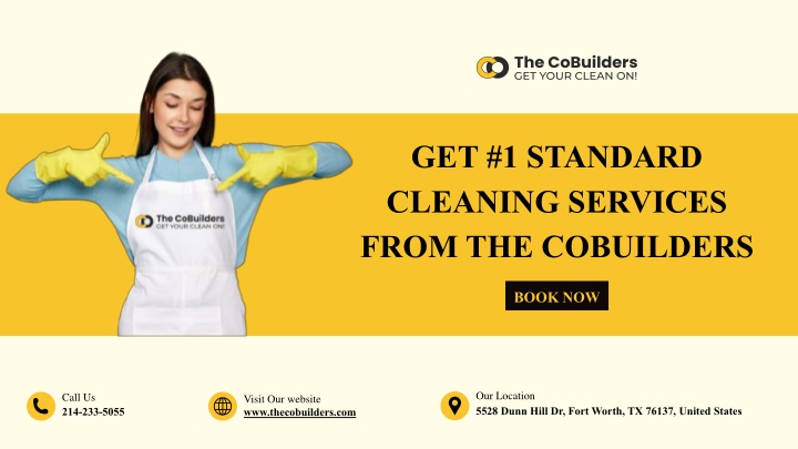 get 1 standard cleaning services from