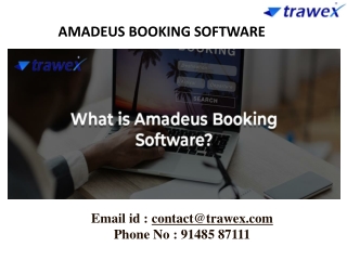amadeus booking software