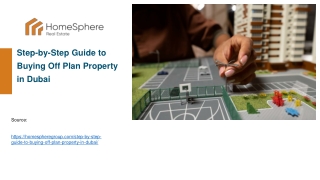 Step-by-Step Guide to Buying Off Plan Property in Dubai