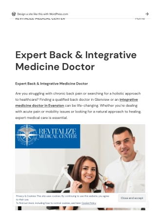 Expert Back & Integrative Medicine Doctor