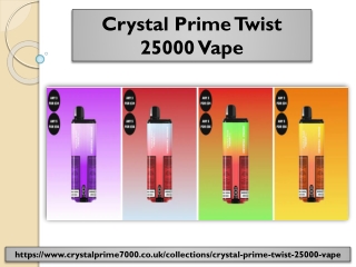 Crystal Prime Twist 25000 Vape