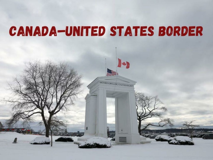 what the canada us border looks like