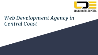 Web Development Agency in Central Coast