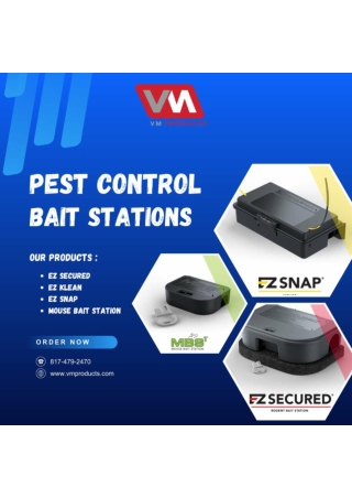 EZ Versa- Rodent Station Manufactured By VM Products in Bedford and Texas.