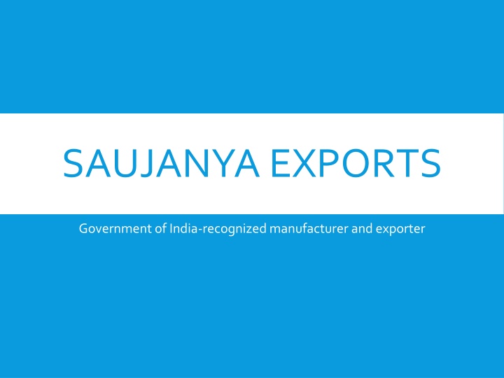 saujanya exports