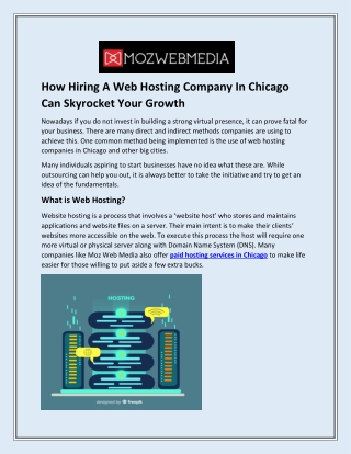 How Hiring A Web Hosting Company In Chicago Can Skyrocket Your Growth