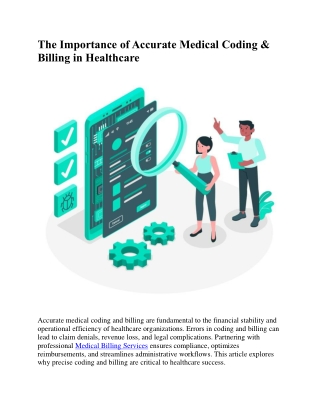 the importance of accurate medical coding billing