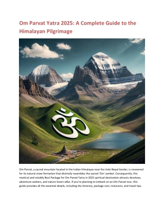 om parvat yatra 2025 a complete guide