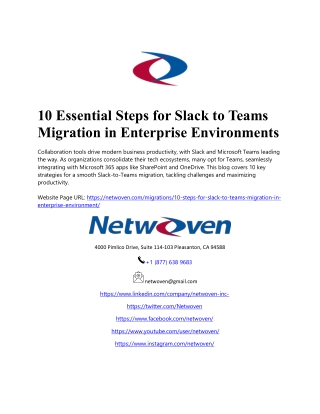 10 Essential Steps for Slack to Teams Migration in Enterprise Environments