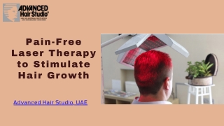 Pain-Free Laser Therapy to Stimulate Hair Growth