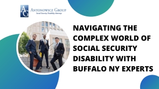 Navigating the Complex World of Social Security Disability with Buffalo NY Experts