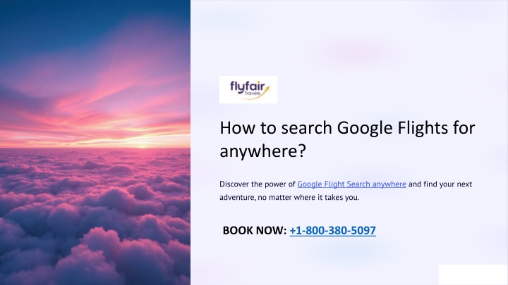 how to search google flights for anywhere