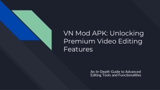 vn mod apk unlocking premium video editing features