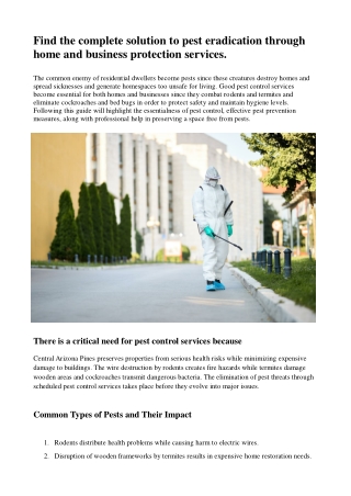 Best Pest Control Services  Sunshine Pest Control Pvt. Ltd.