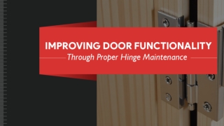 Professional Door Hinge Solutions for Your Business