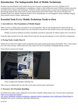 introduction the indispensable role of mobile
