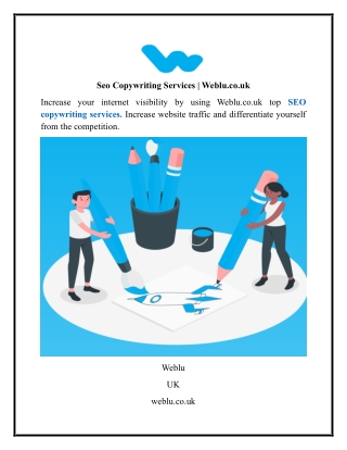 seo copywriting services weblu co uk