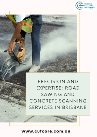 Professional Road Sawing & Concrete Scanning Brisbane | Cutcore