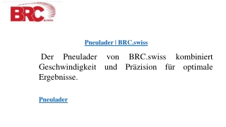 Pneulader  BRC.swiss