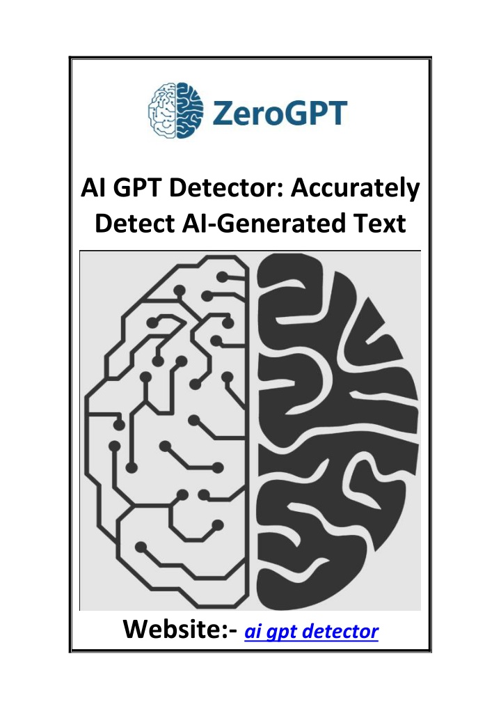 ai gpt detector accurately detect ai generated