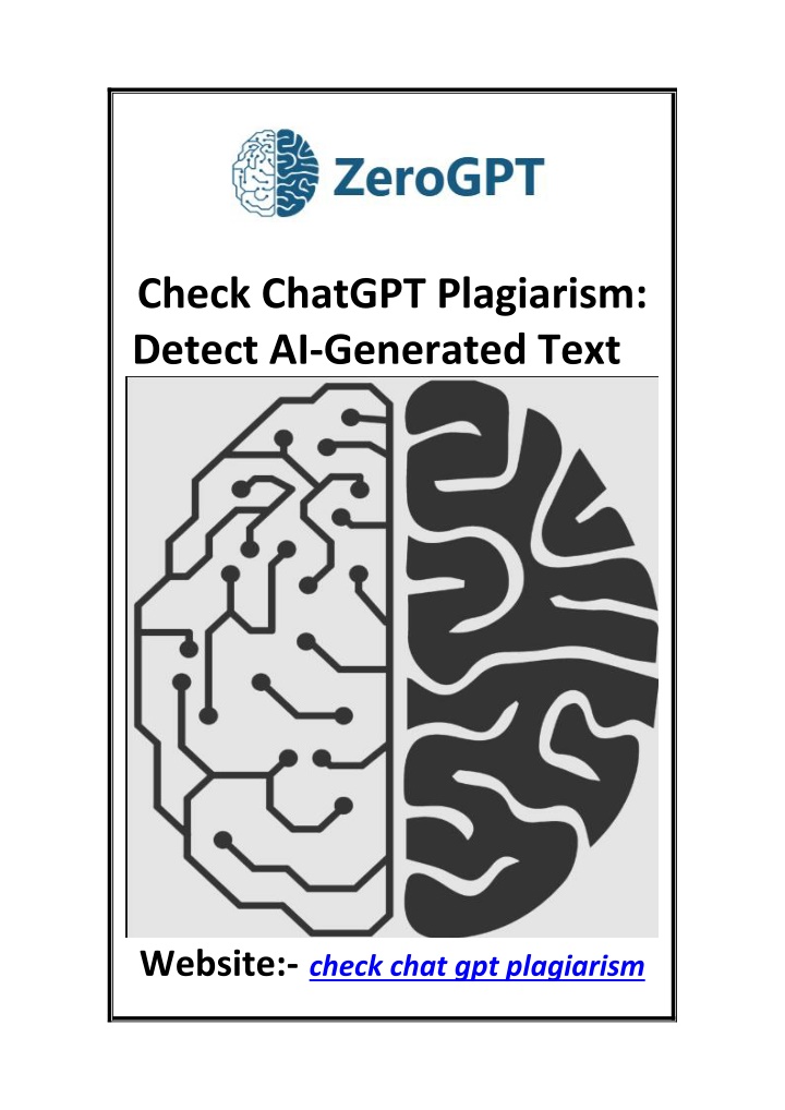 check chatgpt plagiarism detect ai generated text