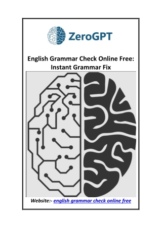 English Grammar Check Online Free Instant Grammar Fix