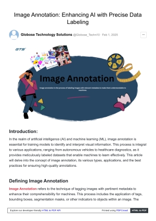 image annotation enhancing ai with precise data