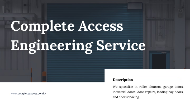 complete access engineering service