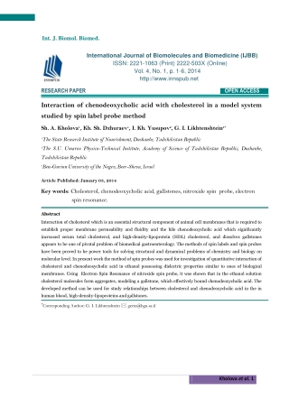 Interaction of chenodeoxycholic acid with cholesterol in a model system studied