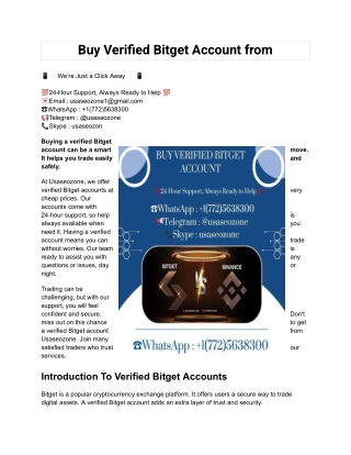 Buy Verified Bitget Account from (2)