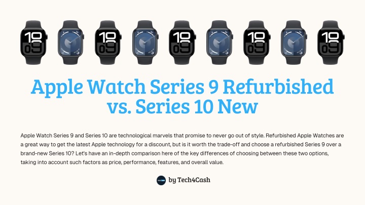 apple watch series 9 refurbished vs series 10 new