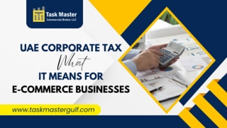 UAE Corporate Tax What It Means for E-Commerce Businesses