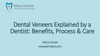 Dental Veneers Explained by a Dentist: Benefits, Process & Care