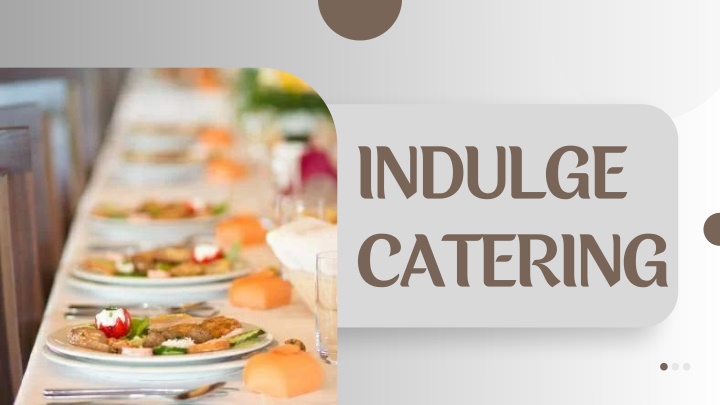 indulge catering