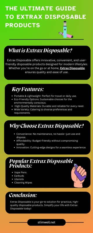 The Ultimate Guide to Extrax Disposable Products