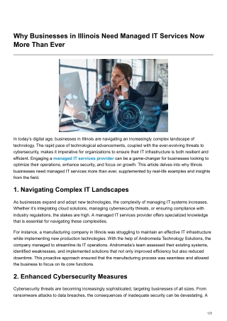 why businesses in illinois need managed