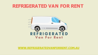Refrigerated Van For Rent