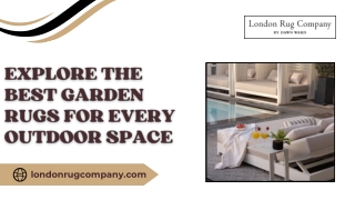 Explore the Best Garden Rugs for Every Outdoor Space