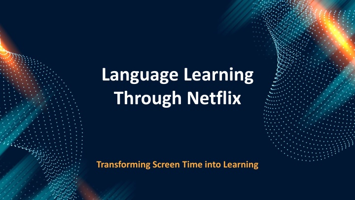 language learning through netflix