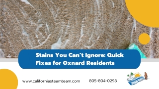 stains you can t ignore quick fixes for oxnard